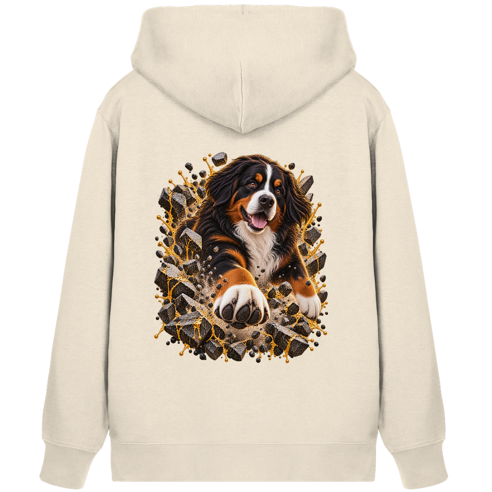 Berner Sennenhund - Breaking Through - Organic Zipper