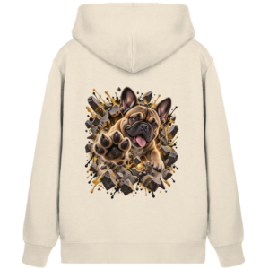 Französische Bulldogge - Breaking Through - Organic Zipper