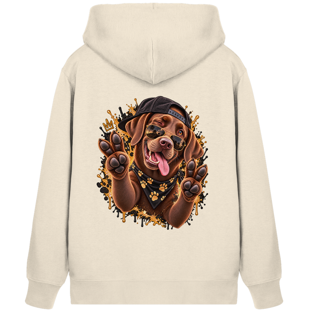 Labrador - Funny - Organic Zipper – Bild 2
