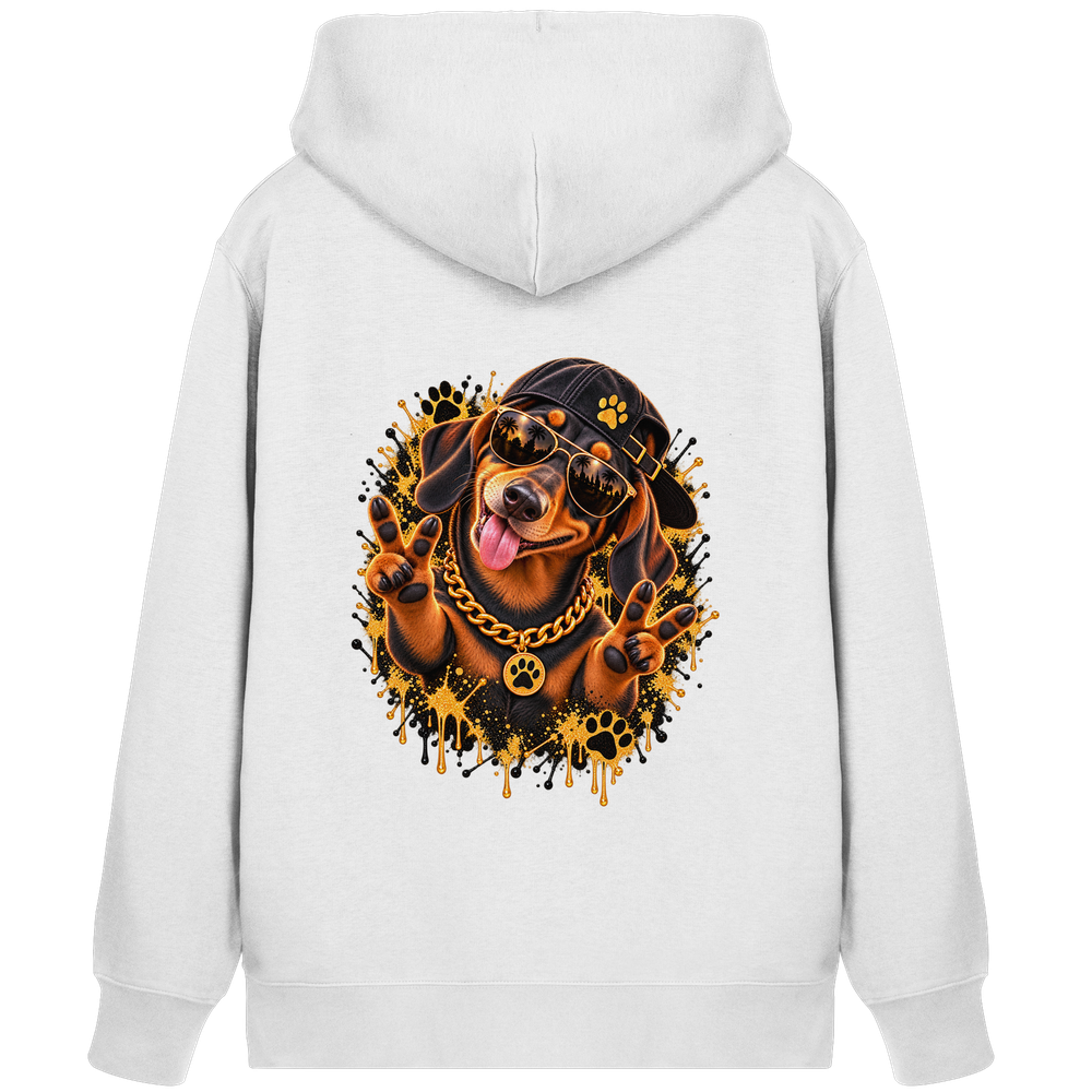 Dackel - Funny - Organic Zipper