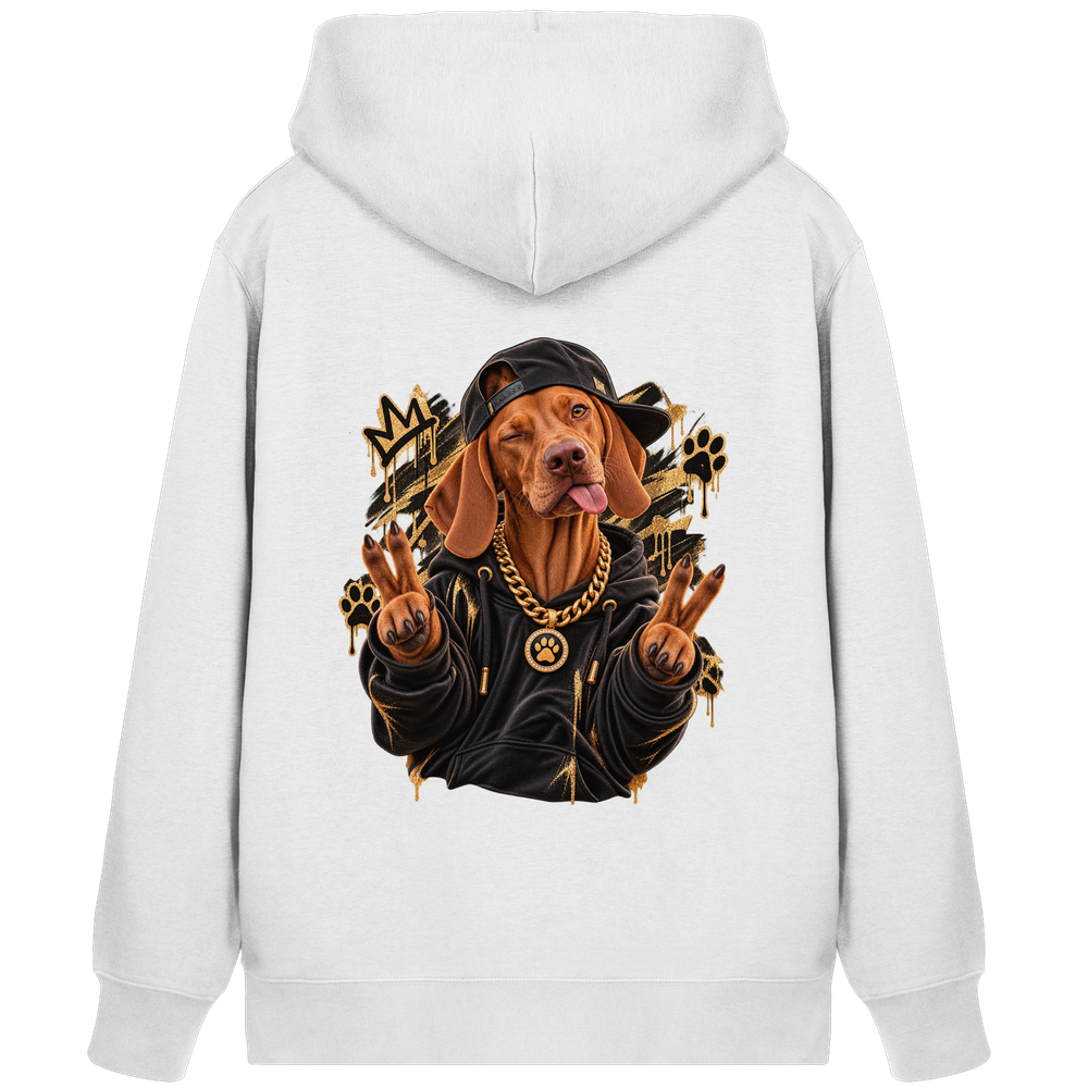 Vizsla - Funny - Organic Zipper – Bild 3