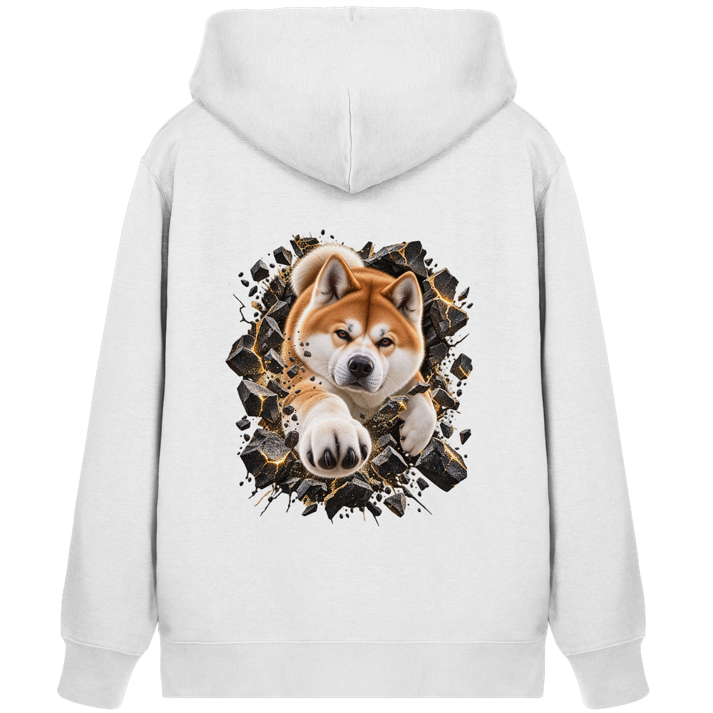 Akita - Breaking Through - Organic Zipper