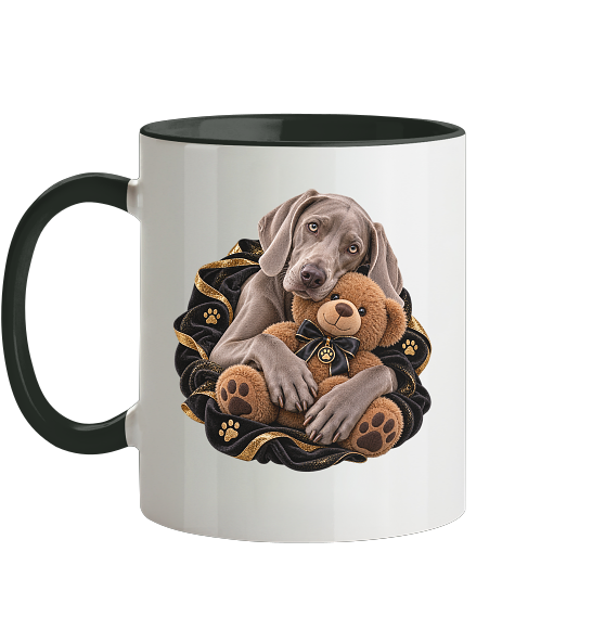 Weimaraner - Cuddle - Tasse zweifarbig – Bild 4