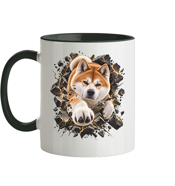 Akita - Breaking Through - Tasse zweifarbig – Bild 4