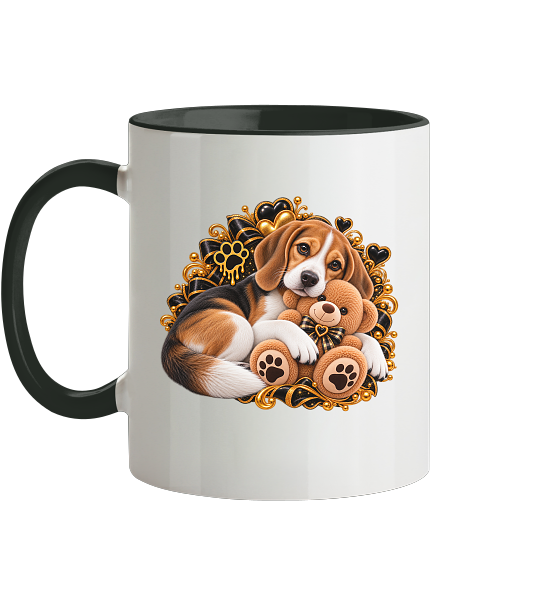 Beagle - Cuddle - Tasse zweifarbig – Bild 4