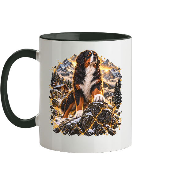 Berner Sennenhund - Power - Tasse zweifarbig – Bild 4