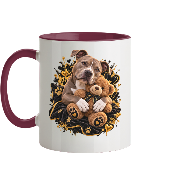 American Pitbull Terrier - Cuddle - Tasse zweifarbig