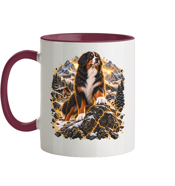 Berner Sennenhund - Power - Tasse zweifarbig – Bild 2