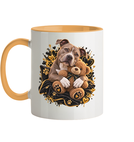 American Pitbull Terrier - Cuddle - Tasse zweifarbig