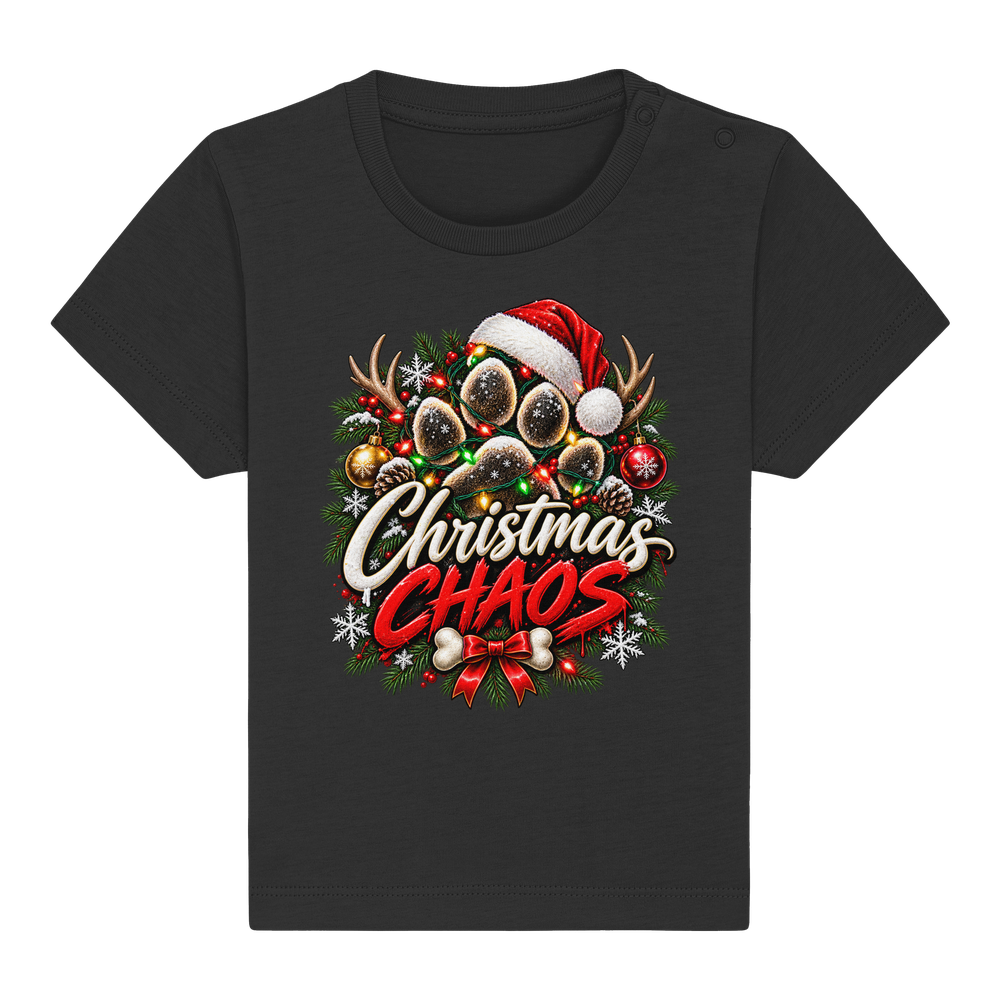 Christmas Chaos - Baby Organic Shirt – Bild 2