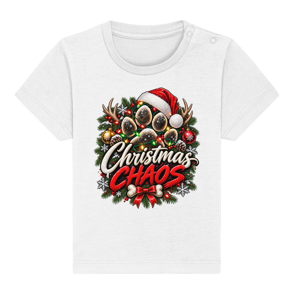 Christmas Chaos - Baby Organic Shirt – Bild 3