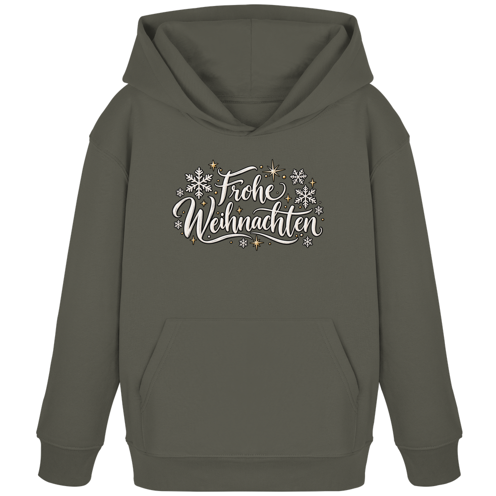 Frohe Weihnachten - Kids Organic Hoodie – Bild 3