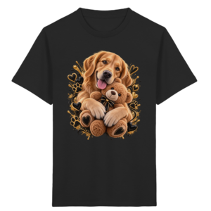 Golden Retriever - Cuddle - Kids Organic Shirt
