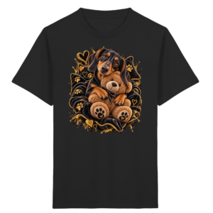 Dackel - Cuddle - Kids Organic Shirt