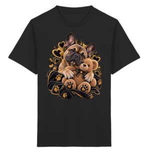 Französische Bulldogge - Cuddle - Kids Organic Shirt