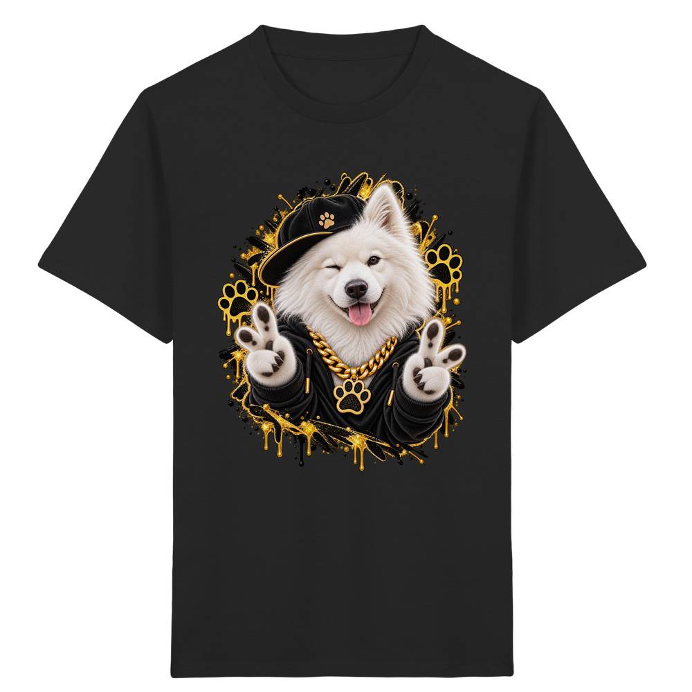 Samojede - Funny - Kids Organic Shirt – Bild 3
