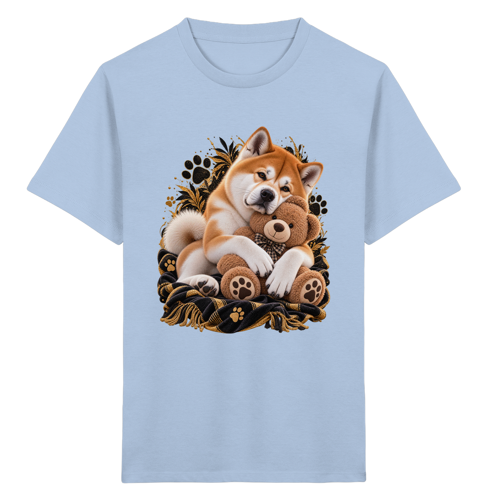 Akita - Cuddle - Kids Organic Shirt – Bild 7