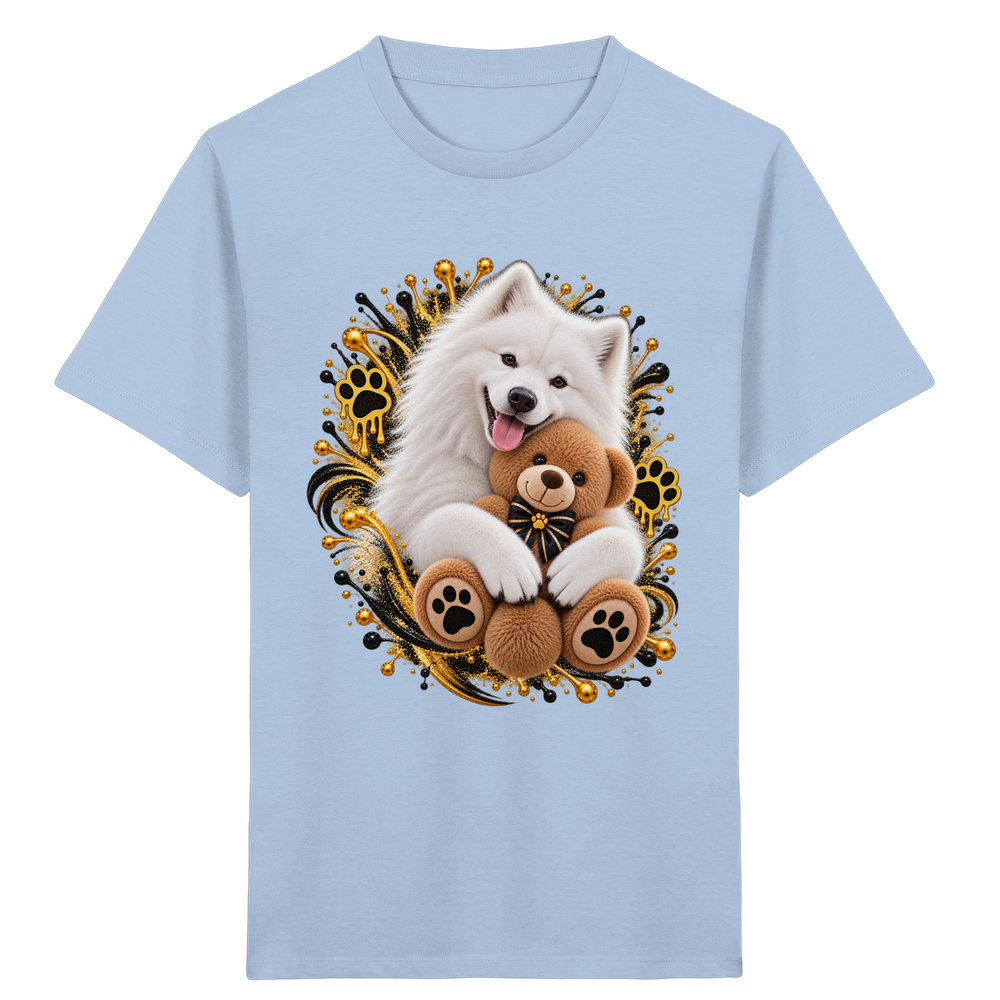 Samojede - Cuddle - Kids Organic Shirt – Bild 8