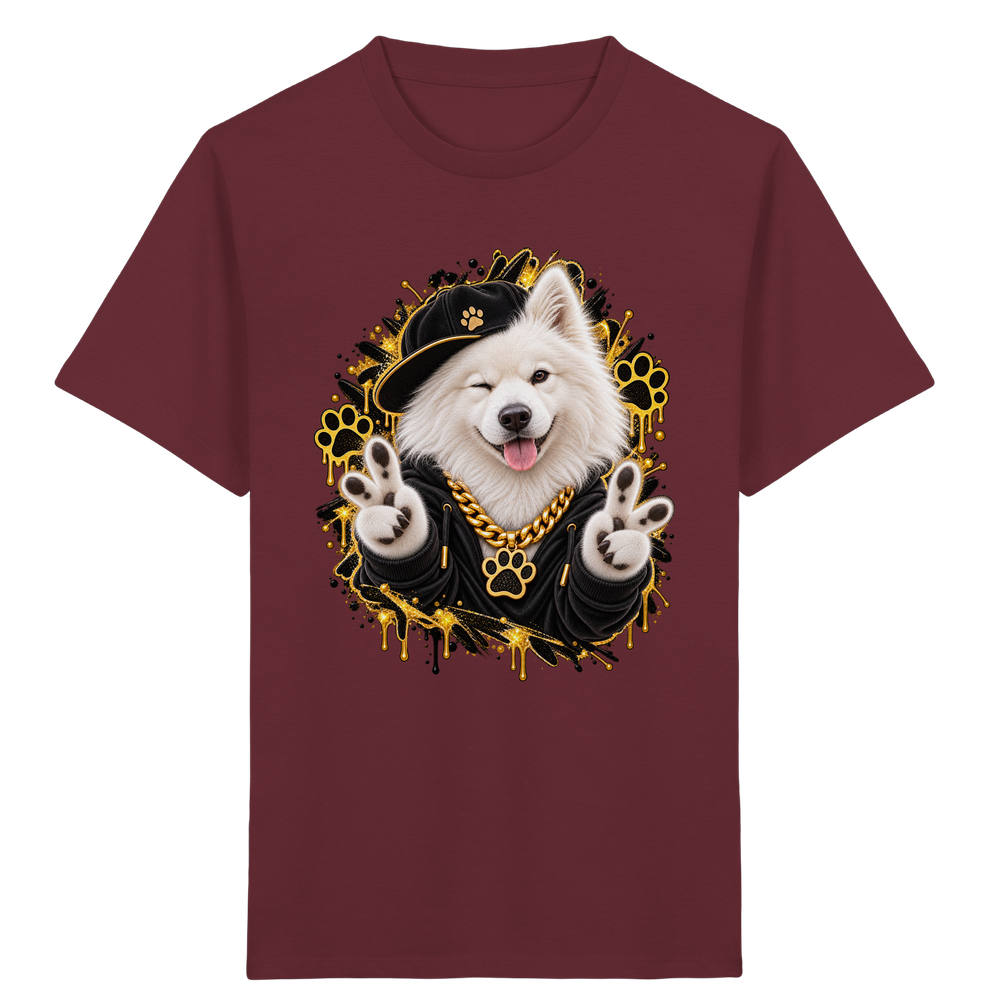 Samojede - Funny - Kids Organic Shirt – Bild 5