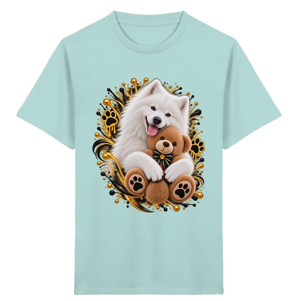 Samojede - Cuddle - Kids Organic Shirt – Bild 2