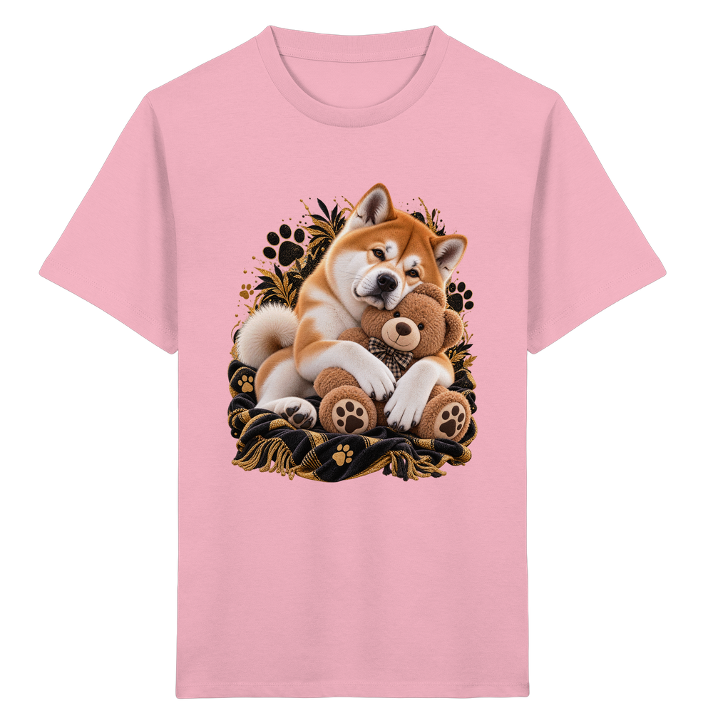 Akita - Cuddle - Kids Organic Shirt – Bild 2