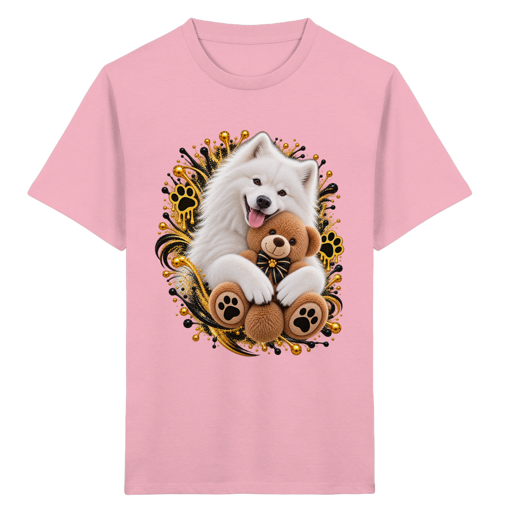 Samojede - Cuddle - Kids Organic Shirt – Bild 4