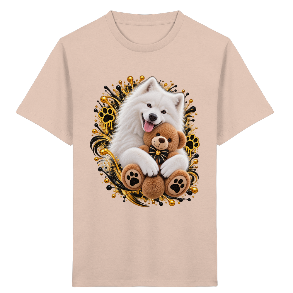 Samojede - Cuddle - Kids Organic Shirt – Bild 9