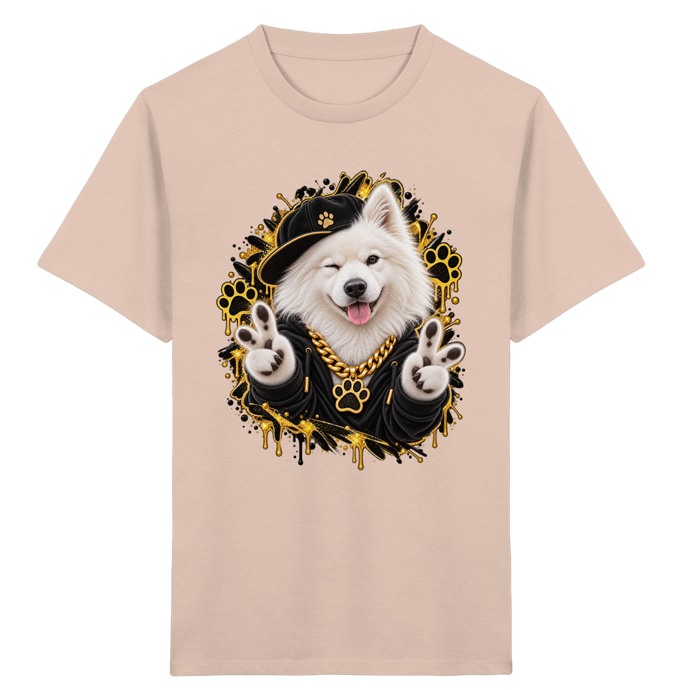 Samojede - Funny - Kids Organic Shirt – Bild 9
