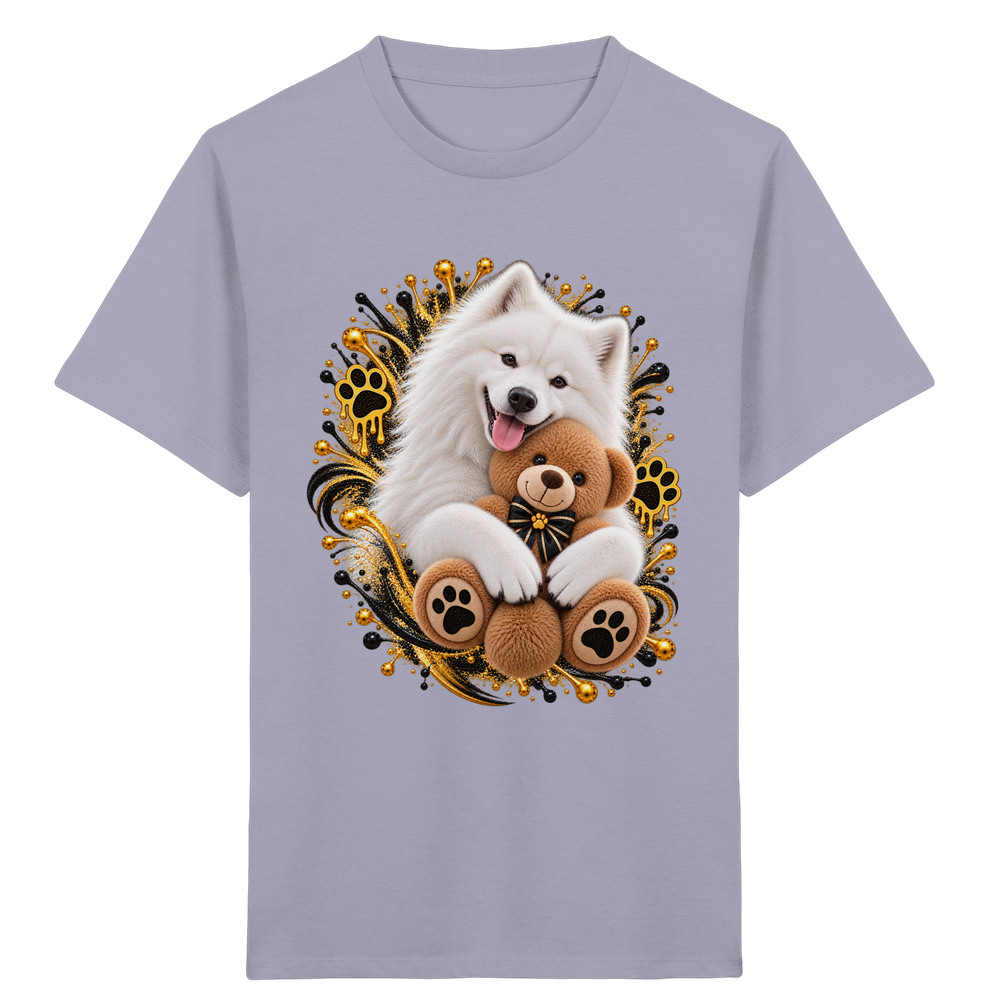Samojede - Cuddle - Kids Organic Shirt – Bild 7