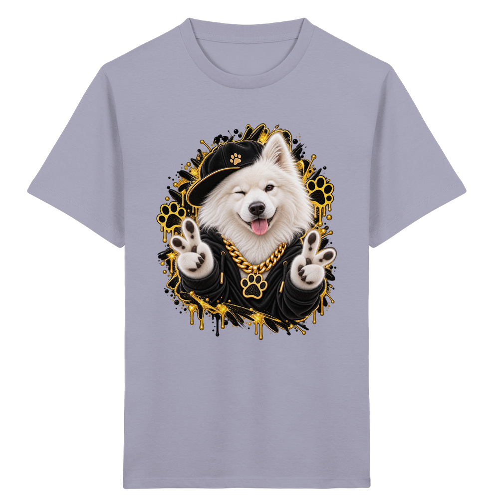 Samojede - Funny - Kids Organic Shirt – Bild 7