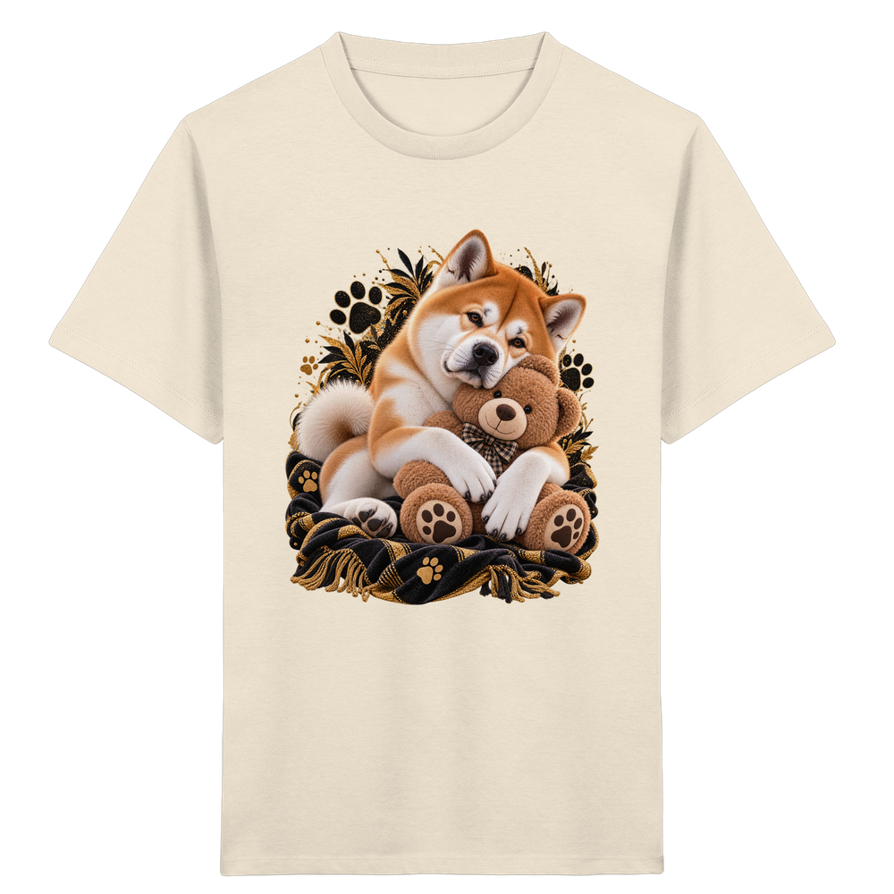 Akita - Cuddle - Kids Organic Shirt – Bild 10