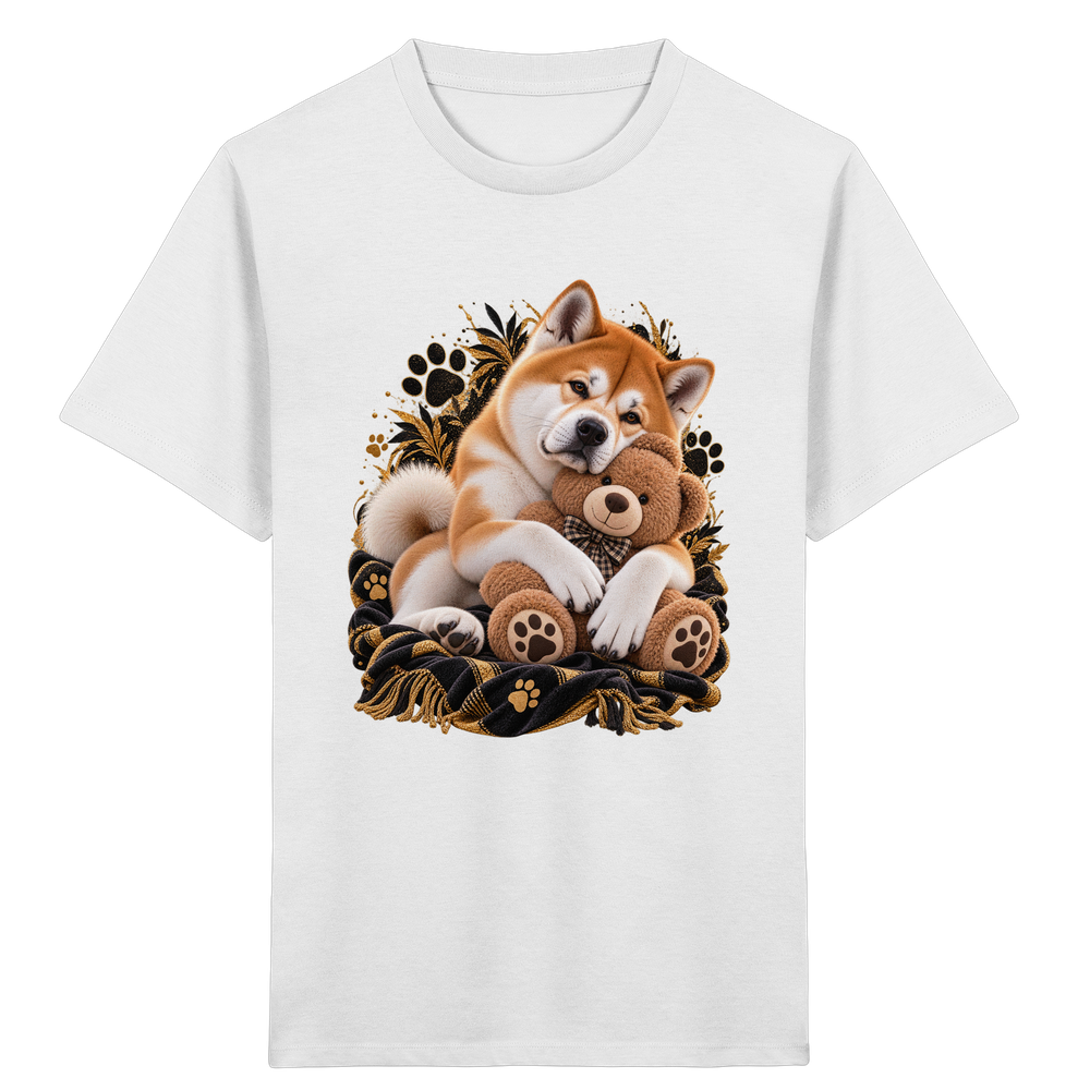 Akita - Cuddle - Kids Organic Shirt – Bild 3