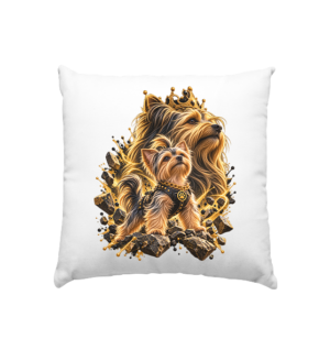 Yorkshire Terrier - Power - Kissen 40x40cm