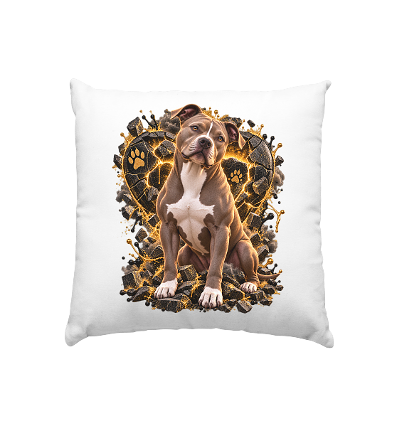 American Pitbull Terrier - Power - Kissen 40x40cm