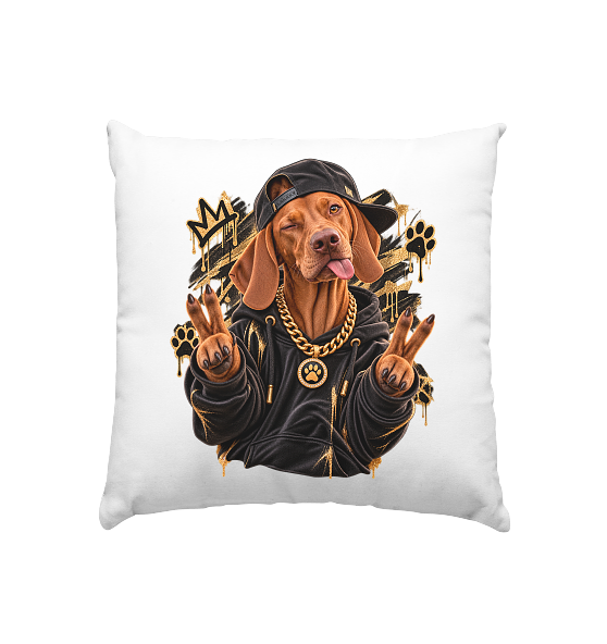 Vizsla - Funny - Kissen 40x40cm
