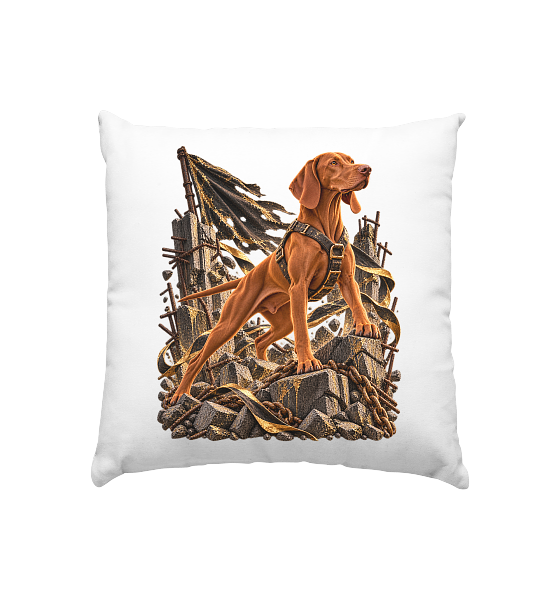 Vizsla - Power - Kissen 40x40cm