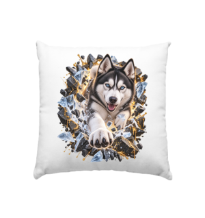 Husky - Breaking Through - Kissen 40x40cm
