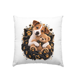 Jack Russell - Cuddle - Kissen 40x40cm