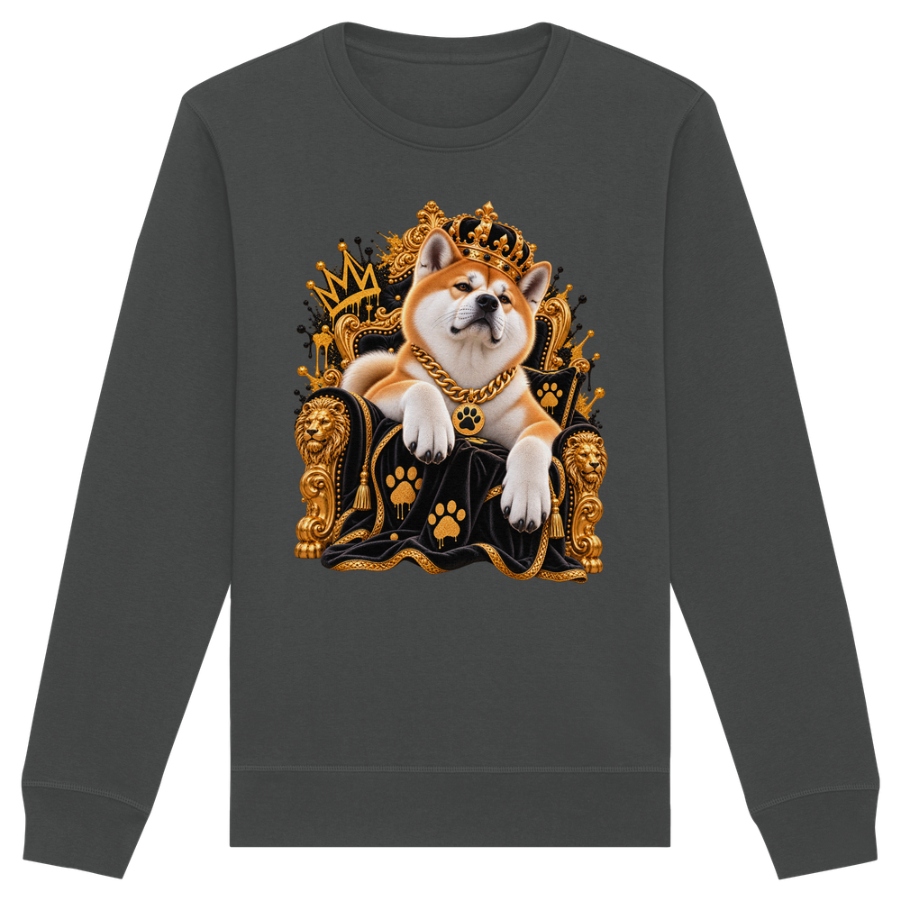 Akita - King - Organic Basic Unisex Sweatshirt – Bild 6