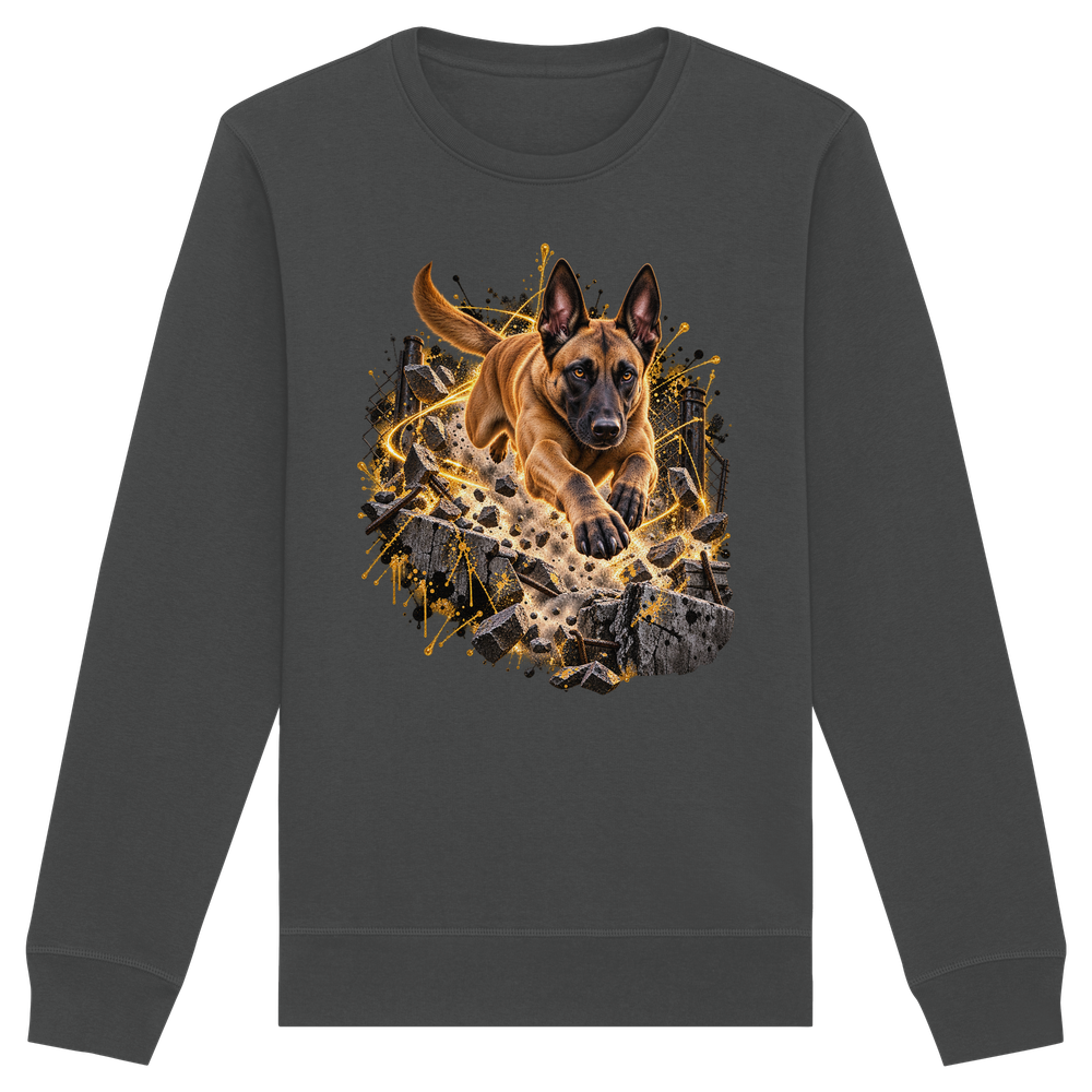 Malinois - Power - Organic Basic Unisex Sweatshirt – Bild 7