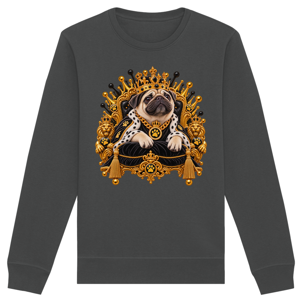 Mops - King - Organic Basic Unisex Sweatshirt