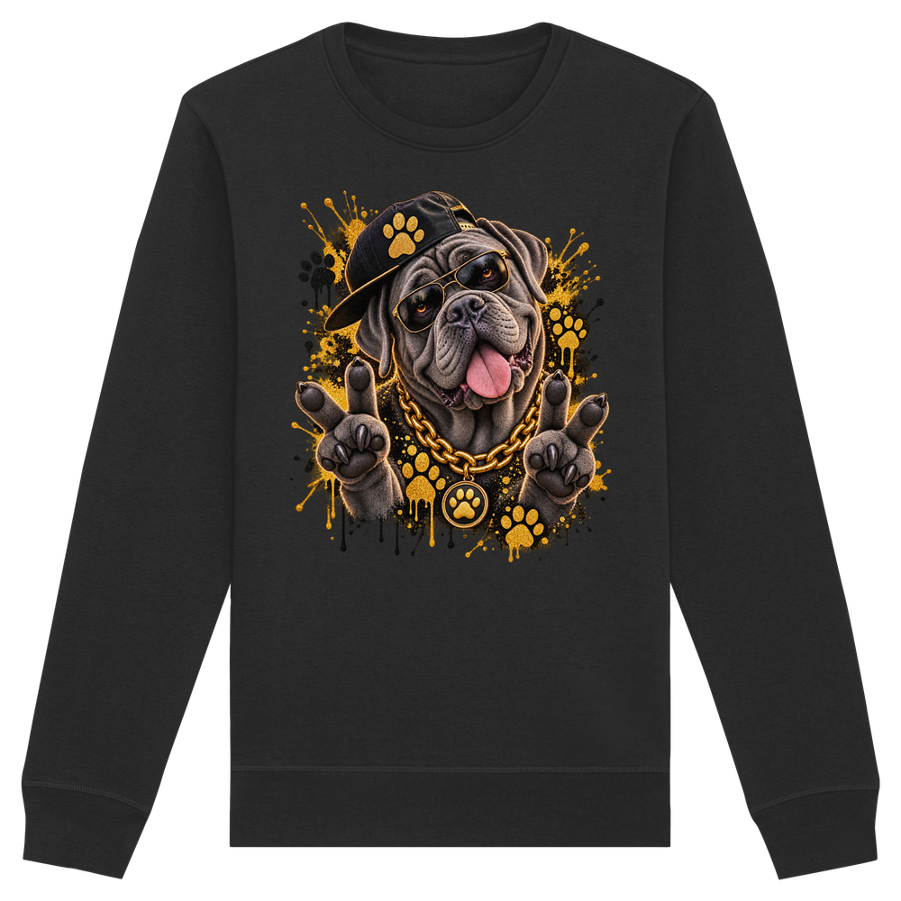 Cane Corso - Funny - Organic Basic Unisex Sweatshirt – Bild 3