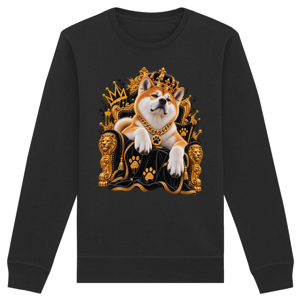 Akita - King - Organic Basic Unisex Sweatshirt – Bild 2