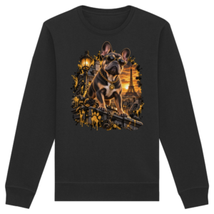 Französische Bulldogge - Power - Organic Basic Unisex Sweatshirt