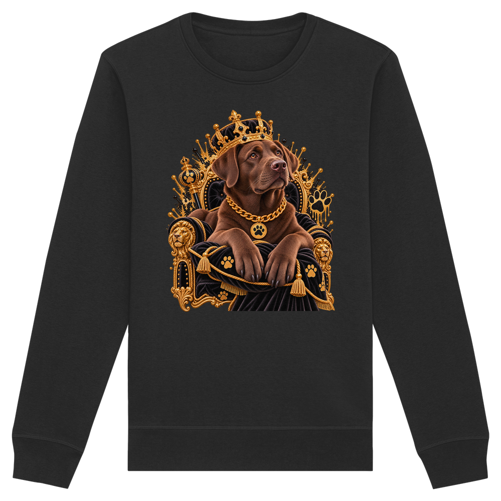 Labrador - King - Organic Basic Unisex Sweatshirt – Bild 2