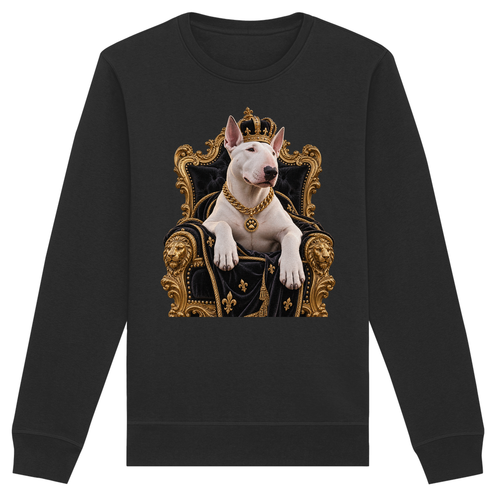 Bullterrier - King - Organic Basic Unisex Sweatshirt – Bild 2