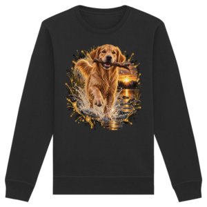 Golden Retriever - Power - Organic Basic Unisex Sweatshirt