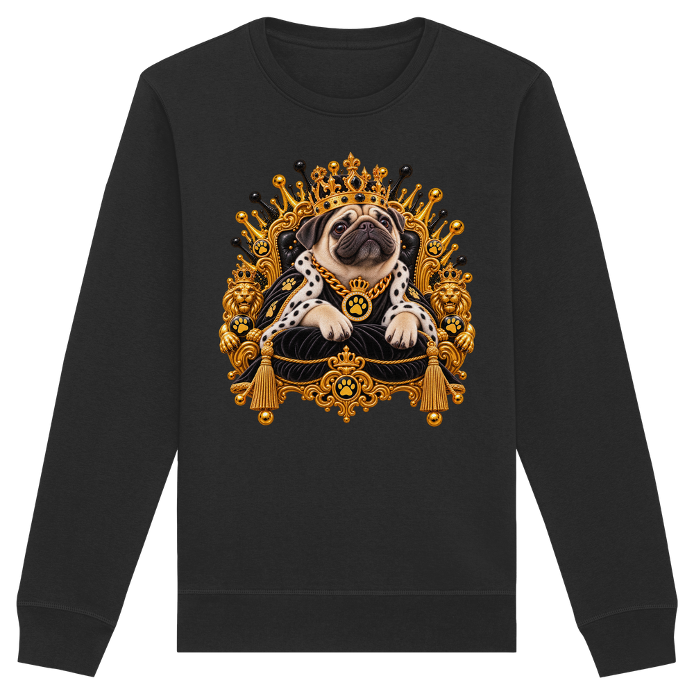 Mops - King - Organic Basic Unisex Sweatshirt