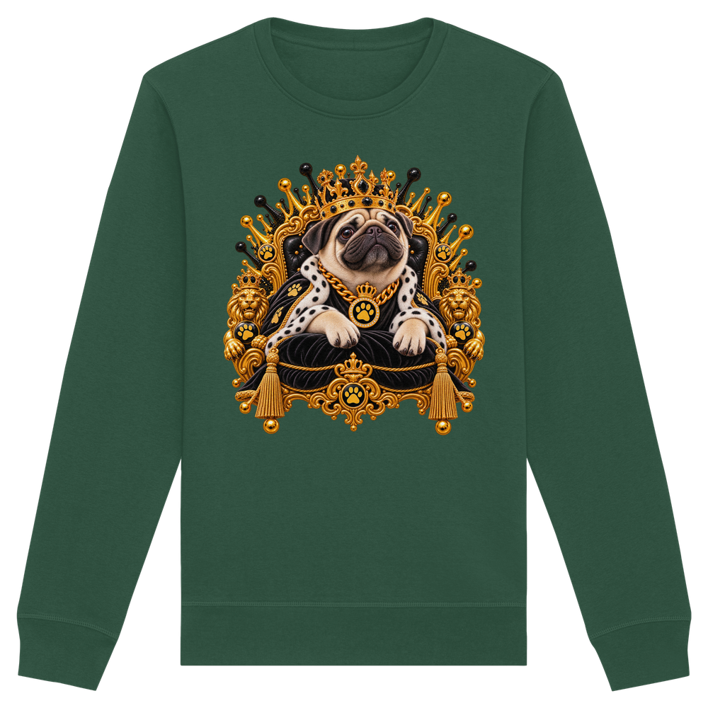 Mops - King - Organic Basic Unisex Sweatshirt