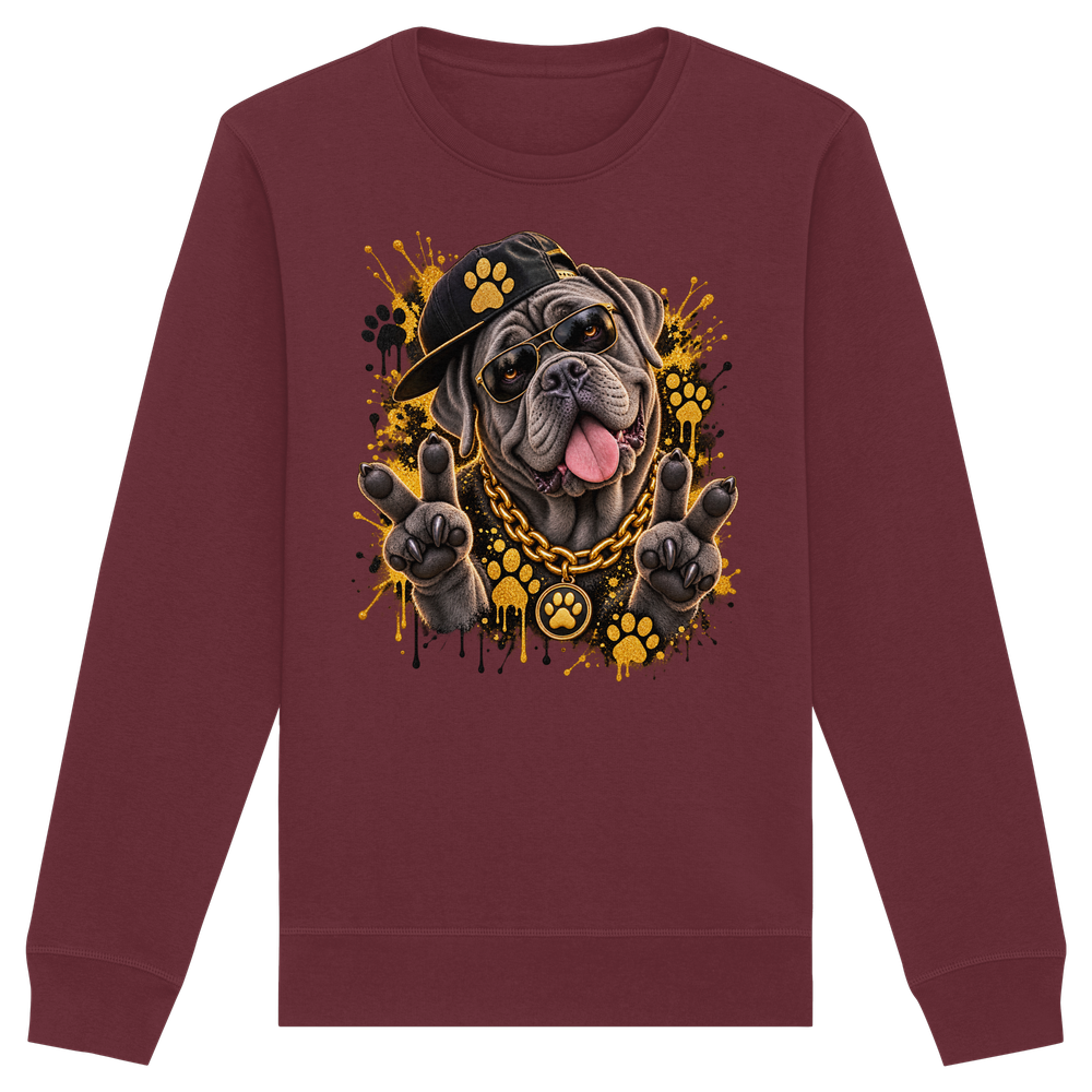 Cane Corso - Funny - Organic Basic Unisex Sweatshirt – Bild 7
